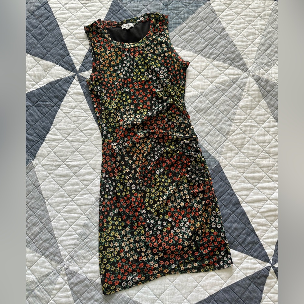 Love, Fire Floral Patterned Dress